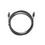 Lanberg Cable de audio digital óptico Toslink CA-TOSL-10CC-0020-BK 2m negro